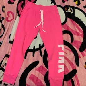 Hot pink Pink Victoria’s Secret sweatpants